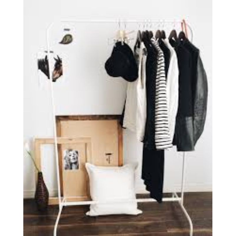 IKEA MULIG STAND DRYING RACK AMPAI BAJU GANTUNG BAJU SERBAGUNA BUTIK PAKAIAN