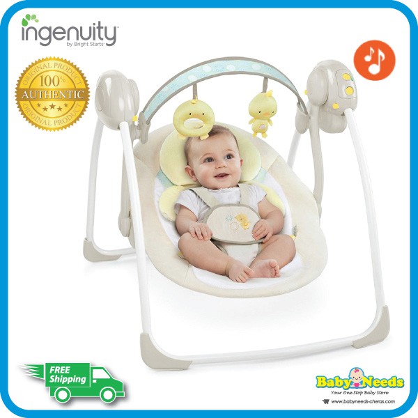 ingenuity soothe n delight portable swing