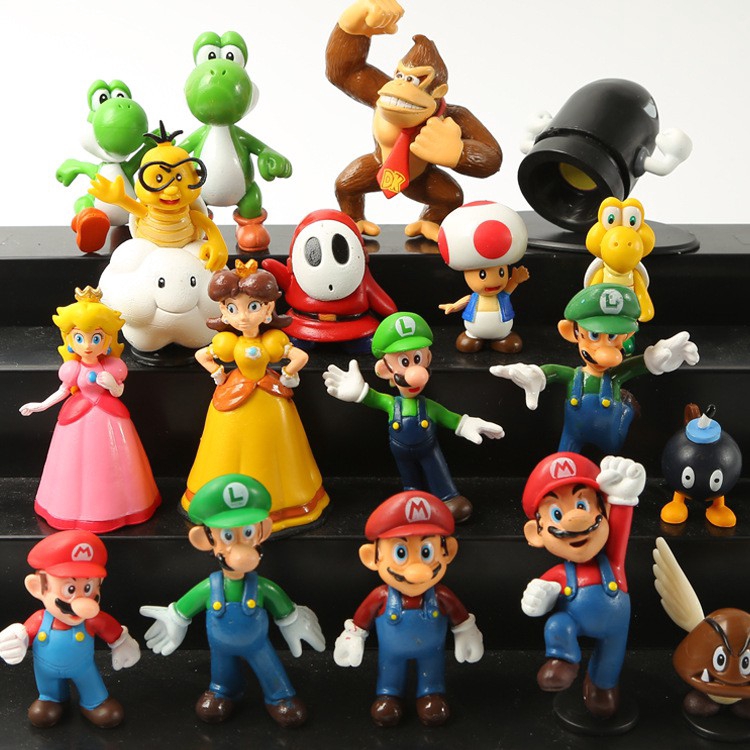 super mario action figures collection