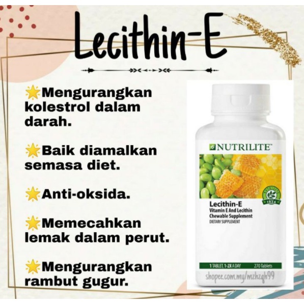 Nutrilite lecithin e