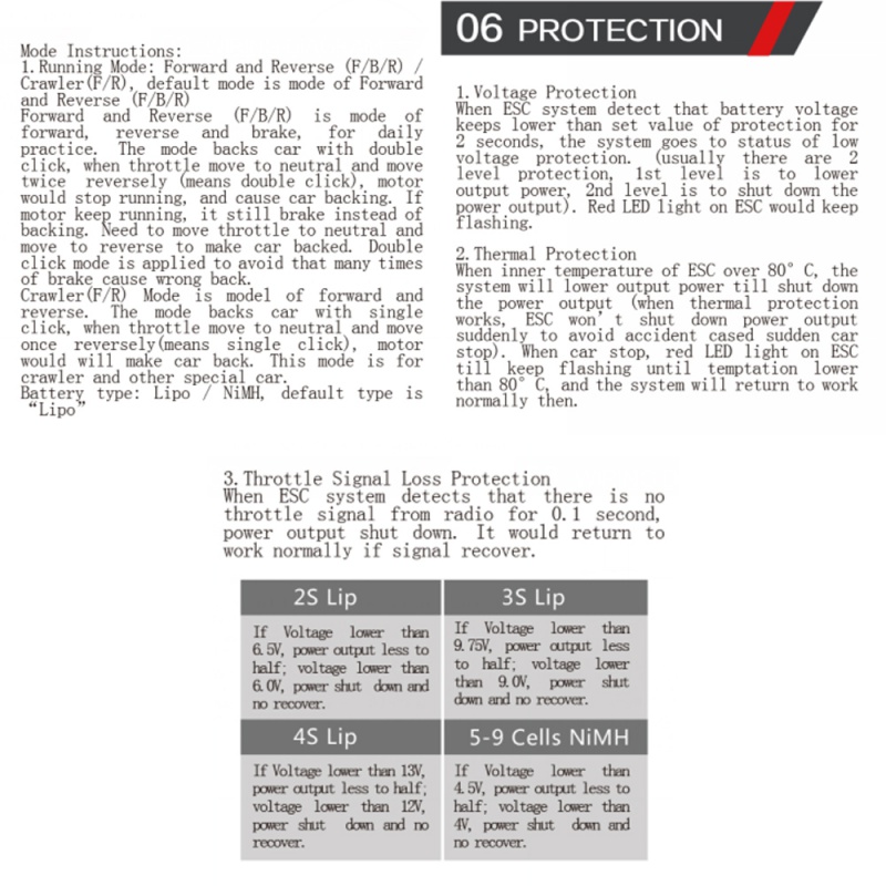 Quality Purpose 1060 60A Waterproof Brushed ESC Speed Controller Forward Brake Reverse 6V/2A BEC 1/10 RC Model Car HS... - Image 3