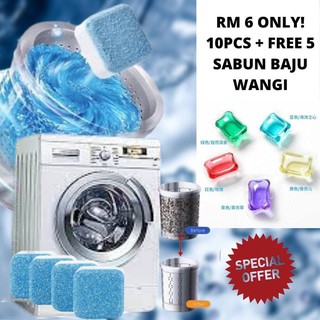 Ready Stock Sabun Cuci Mesin Basuh Washing Machine Cleaner Pembersih Mesin Basuh Mesin Basuh Magic Wash Drum Tub Shopee Malaysia