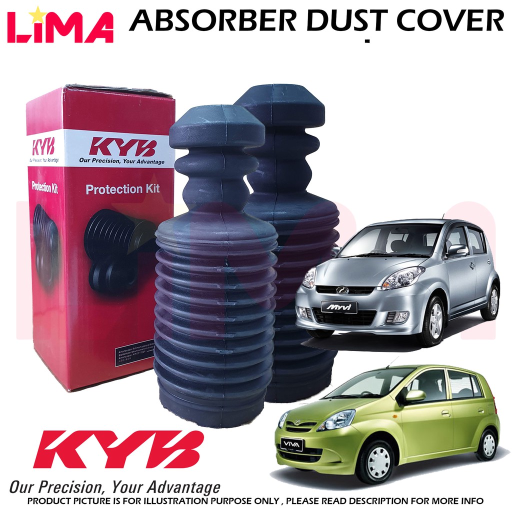 1PAIR PERODUA MYVI , VIVA ABSORBER DUST COVER FRONT 