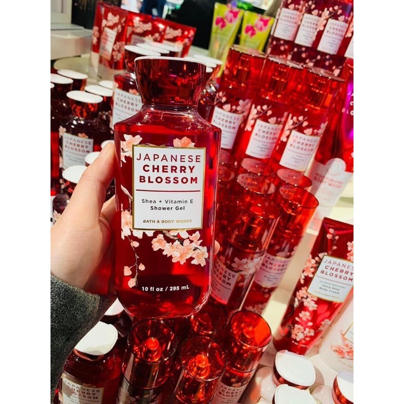 Bath & Body Works Japanese Cherry Blossom Shower Gel | Shopee Malaysia