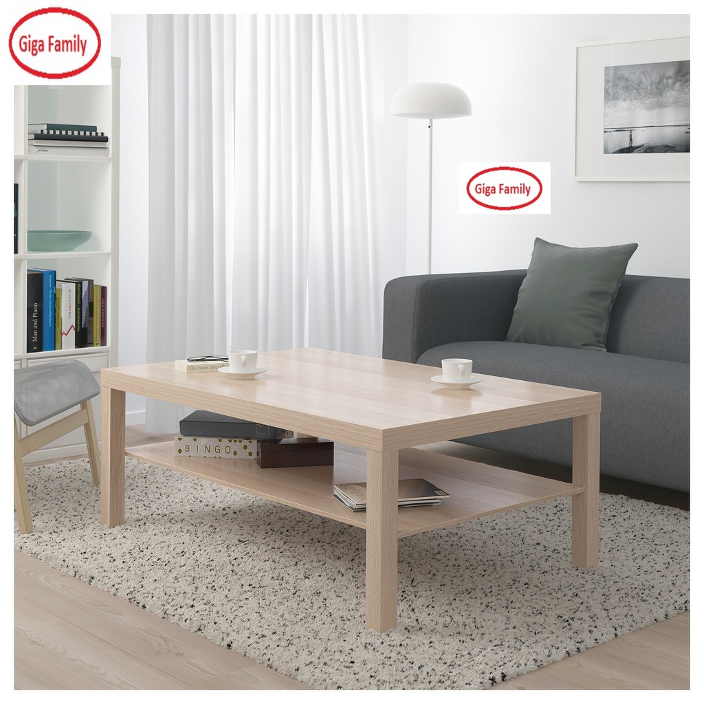 IKEA LACK 118cm Coffee table (White, Black, White Stained ...