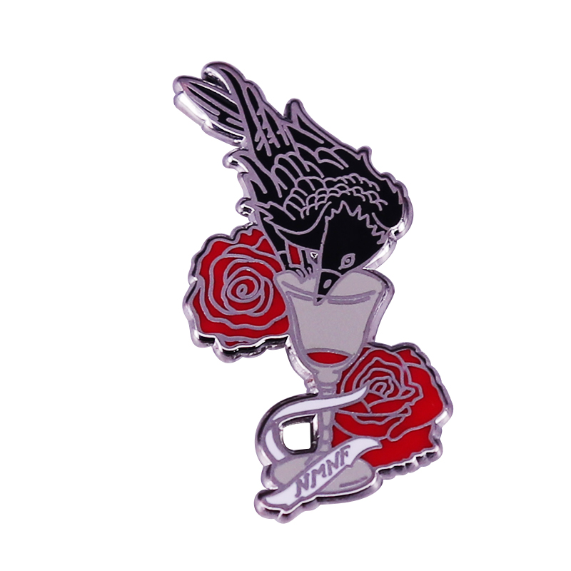 NMNF Six of Crows Lapel Pin ''No Mourners. No Funerals.'' Among them, it passed for 'good luck'.