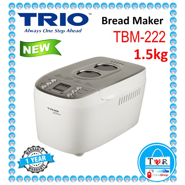 Trio Bread Maker TBM-106 / TBM-111 / TBM-222