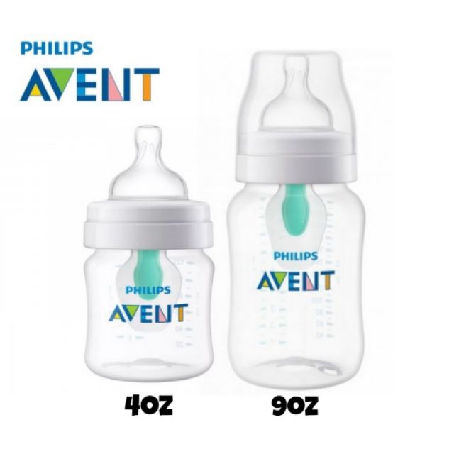 Philips Avent Classic With Airfree Vent 9oz 4oz Advanced Anti Colic