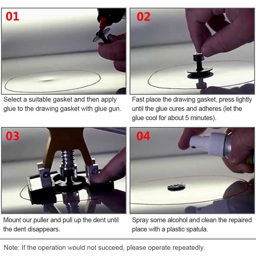 Buy Paintless Dent Repair Tool Dent Removal Repairing Kit Car Dent 