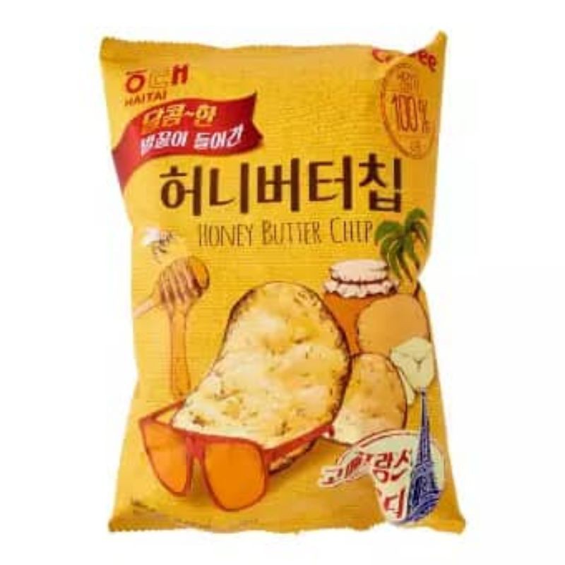 Korea Haitai Honey Butter Chip, chicken Crispy crisp 60g | Shopee Malaysia