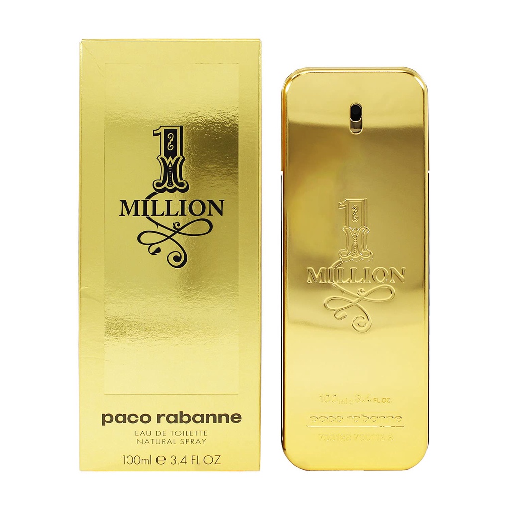 ORIGINAL Paco Rabanne 1 million EDT 100ML Perfume | Shopee Malaysia