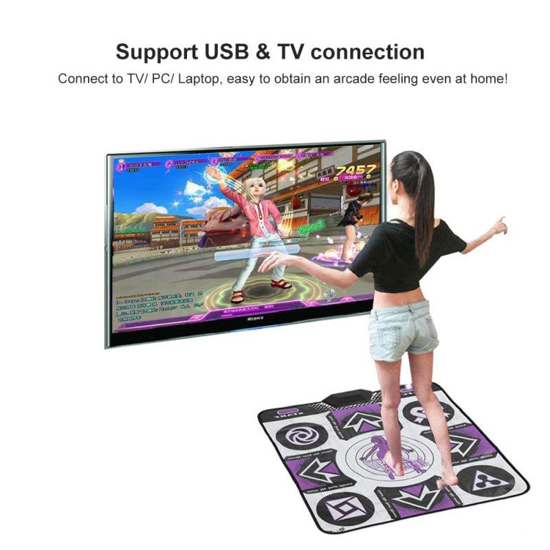 Wireless Non Slip Dance Pad Step Usb Dance Blanket Mat For Tv Pc