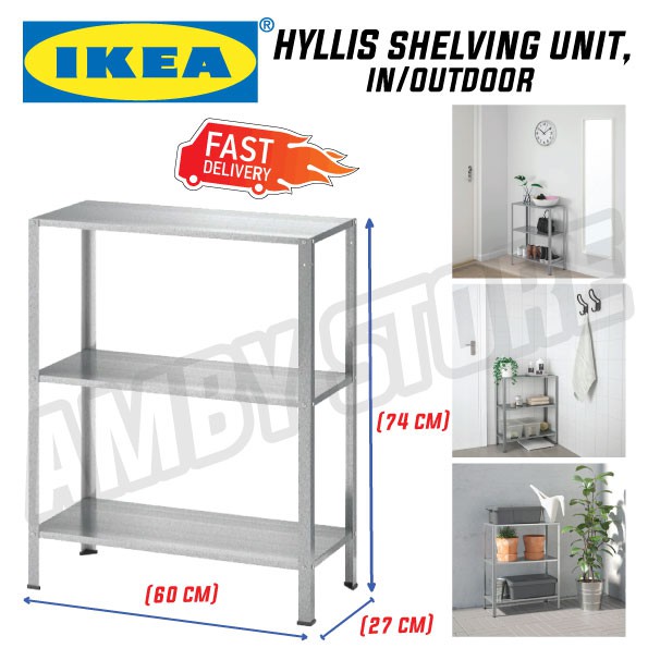 READY STOCK IKEA HYLLIS Shelving unit Rak  Besi  in 
