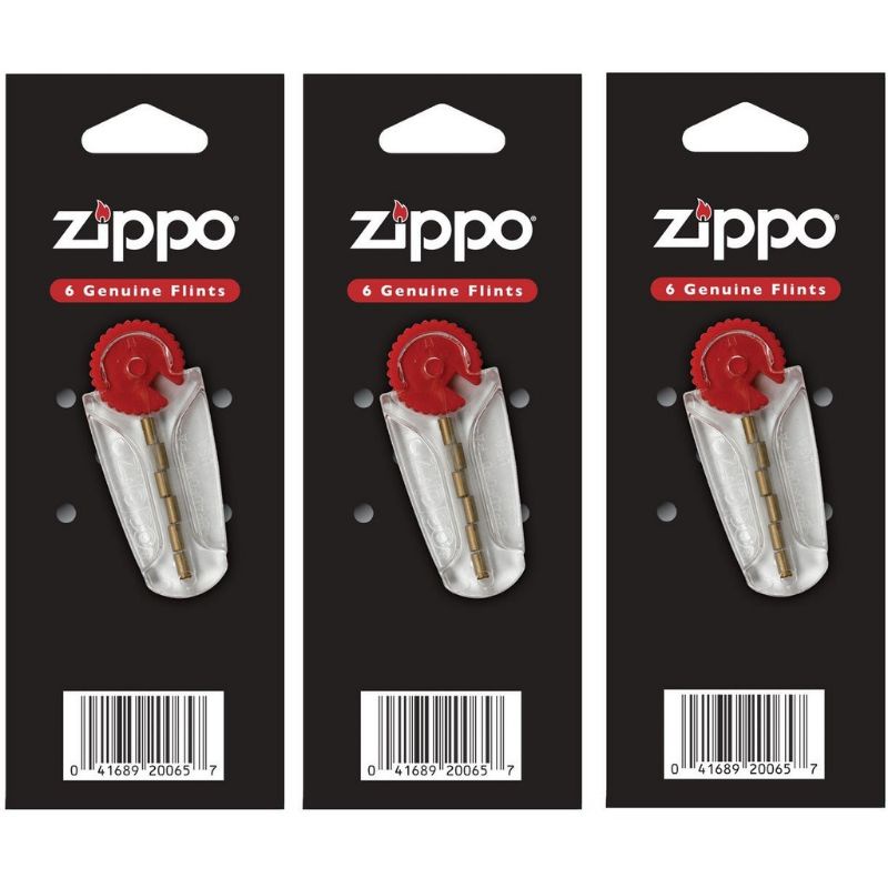 ZIPPO Original 6 Genuine Flints ( 3 pack ) Shopee Malaysia