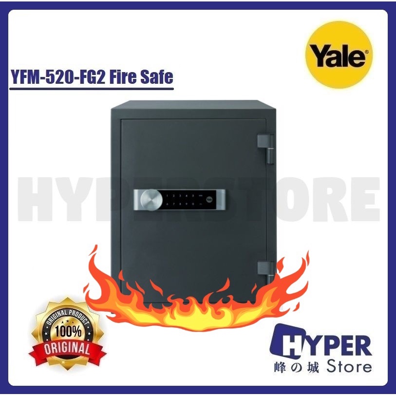 YALE Fire Safe Box /Peti Kotak Keselamatan YFM/520/FG2 [100 ORIGINAL