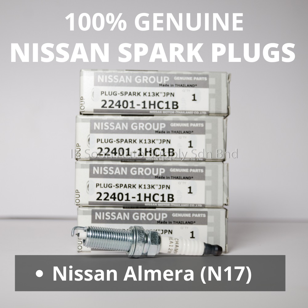 Genuine Nissan Spark Plugs Plug 224011HC1B for Nissan Almera N17L