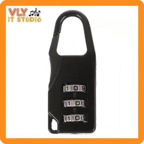 Security Travel Luggage Backpack Door Anti-Theft Safe Zipper Padlock Digit Number Code Password Combination Padlock