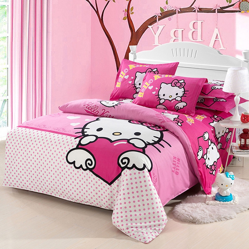 Duvet Covers Bedding Sets New Hello Kitty Bedding Sets 4pc Kids