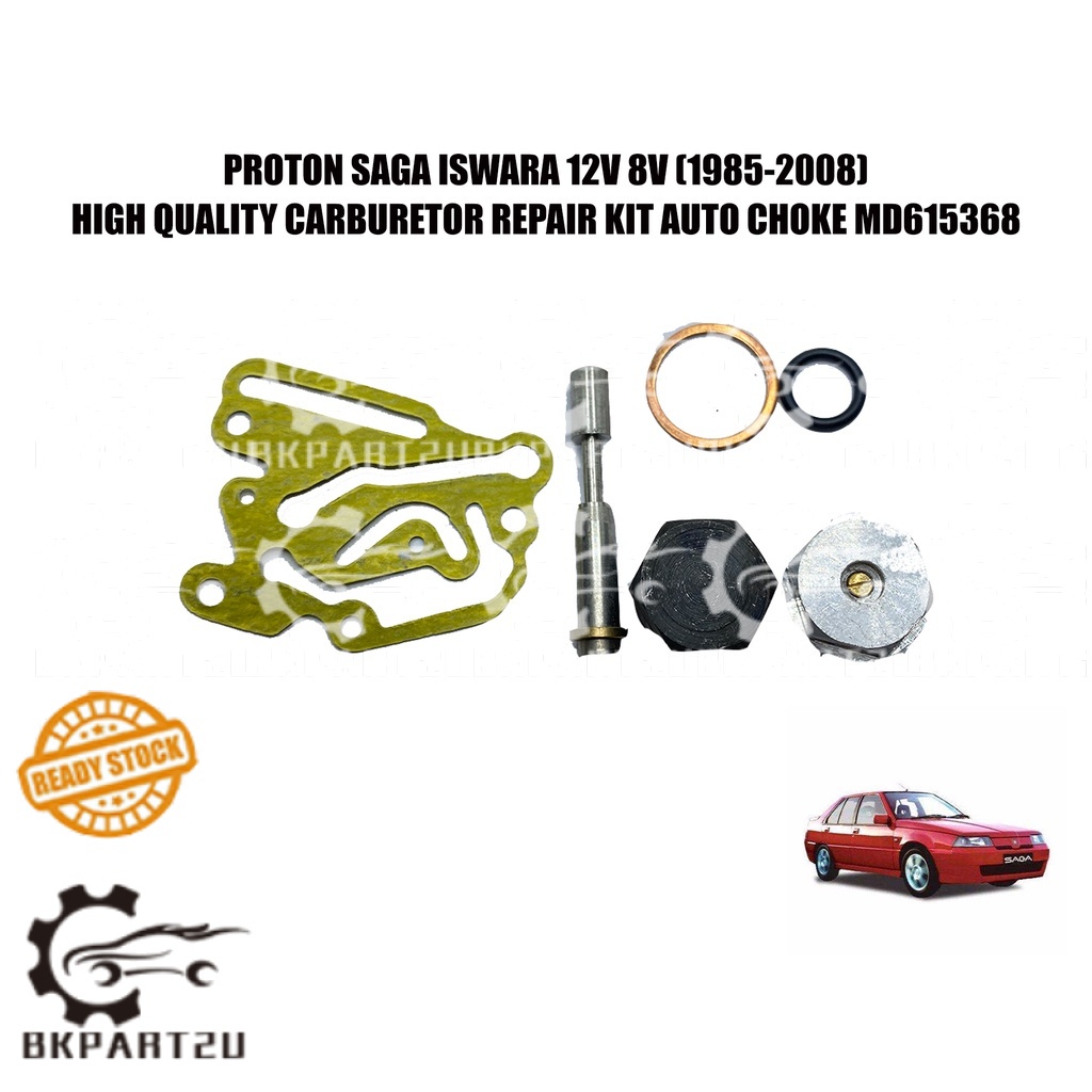 Proton Saga Iswara 12v 1985 2008 Carburetor Repair Kit Auto Choke Md615368 One Set With Gasket And Oring Shopee Malaysia