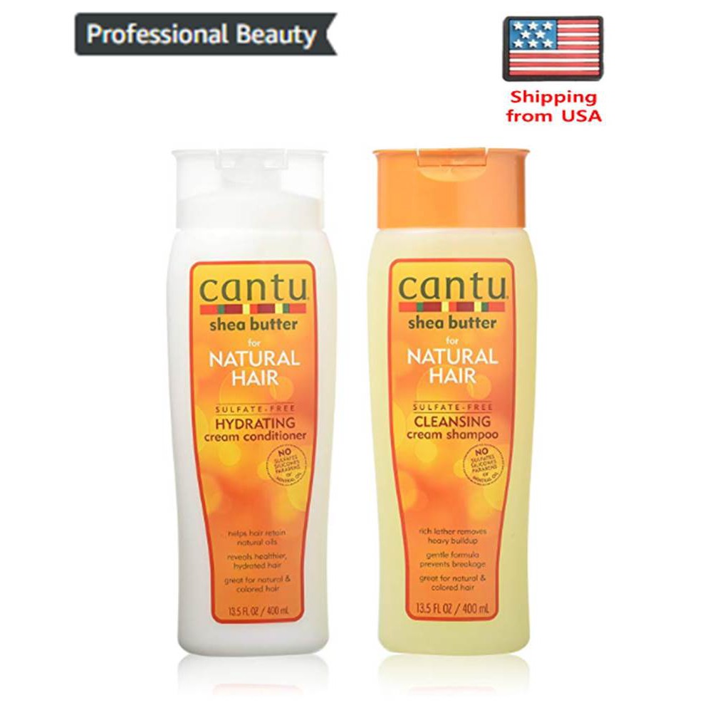 Cantu Shea Butter For Natural Hair Double Combo Shampoo And