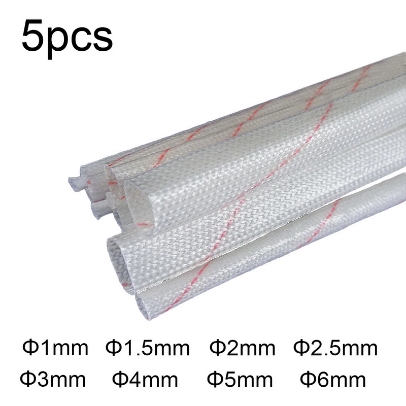High Temperature Fiber Glass Sleeving Fibreglass 600℃ Dia.1-50mm Insulation Tube