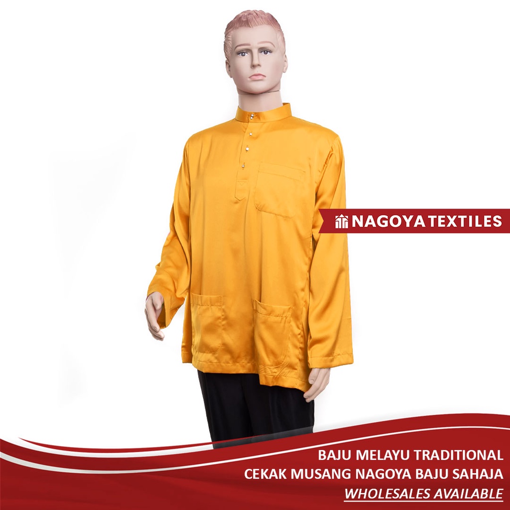 BAJU MELAYU TRADISIONAL CEKAK MUSANG BERPESAK BAJU SAHAJA (CMP)