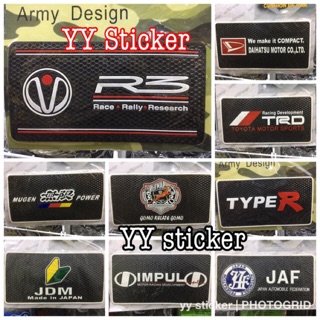 JAF JDM STICKER PARKING JAPAN GLOBE STICKER DAIHATSU 