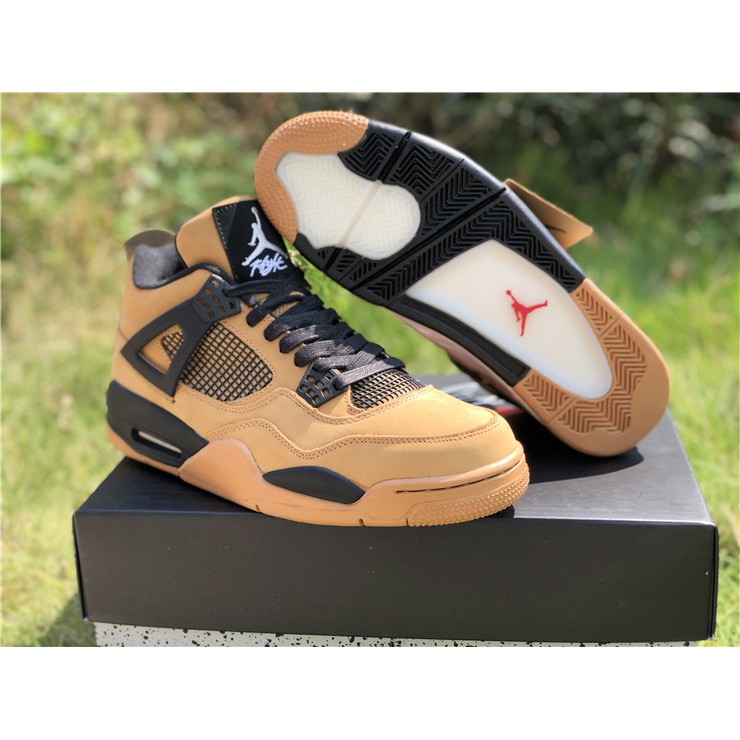 Travis Scott x Air Jordan 4 Khaki Brown 