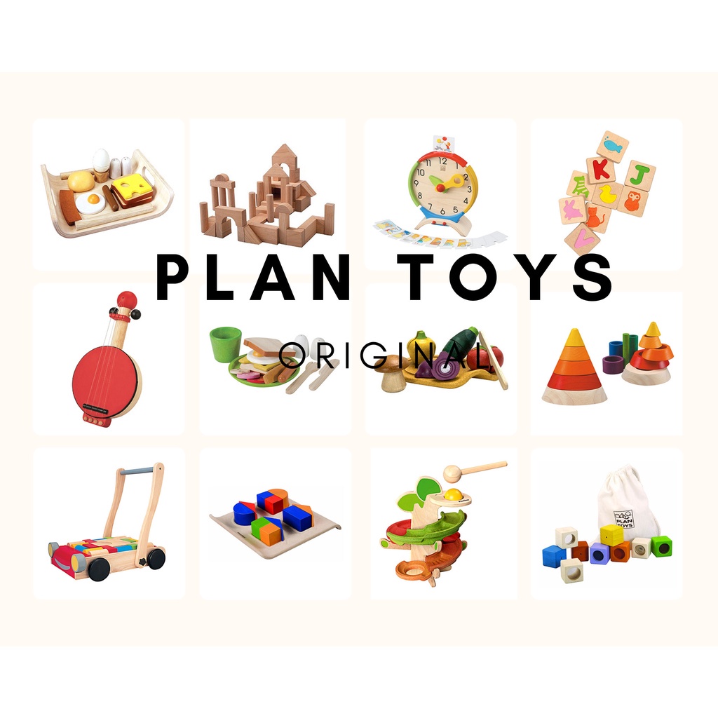 Plan Toys Origin from Thailand [Ready Stock] FULLY IMPORTED Last Batch- Manufacture toys from reclaimed rubberwood