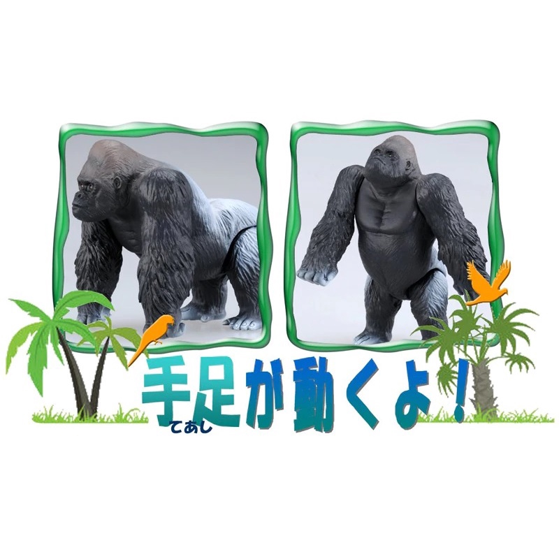 TAKARA TOMY Animal adventure Ania AS-09 Gorilla Japan import NEW 