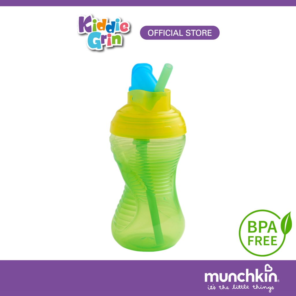 Munchkin Mighty Grip Flip Straw Cup 10oz 12 Months 1pack Remark For Colour Shopee Malaysia