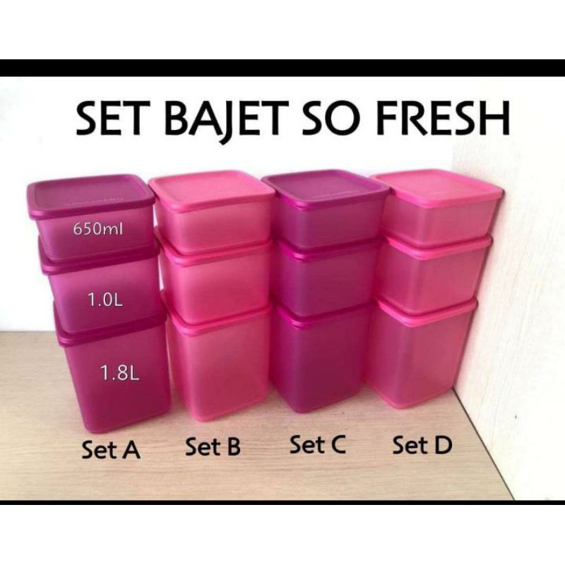 So fresh Square Set (3 pcs)