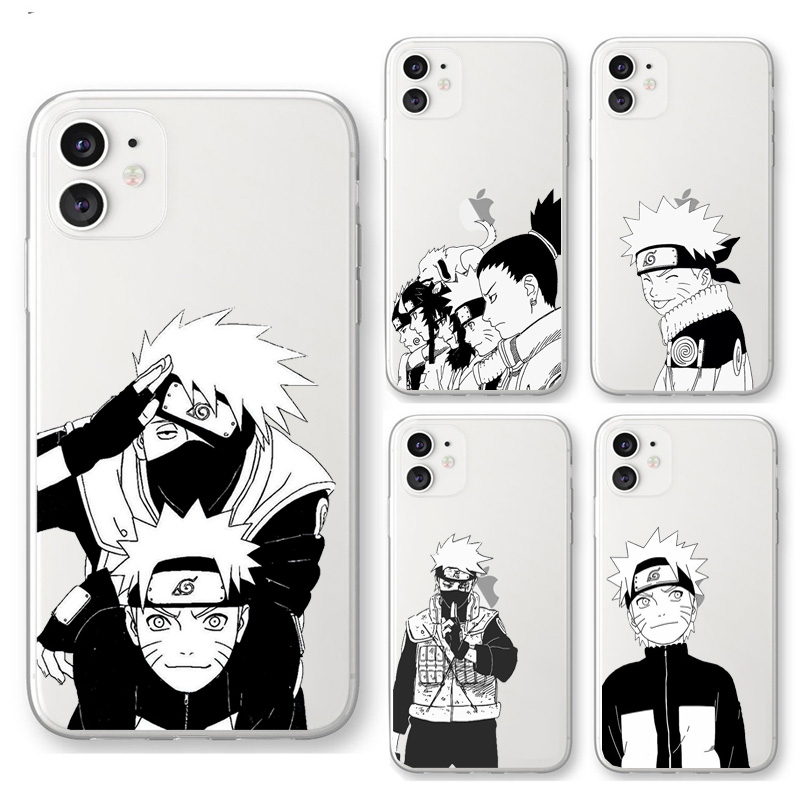 Naruto Cute Cartoon Japanese Anime Sasuke Clear Case For Iphone 11 Pro Max Xs Max X Xr 6 6s 7 8 Plus Se Tpu Transparent Back Cover Shopee Malaysia