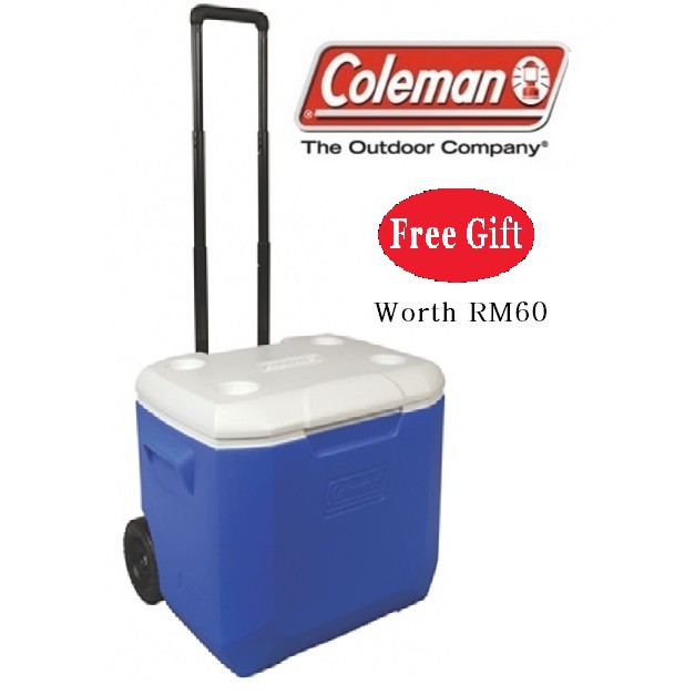 Cooler Box Coleman 60Qt Wheels Shopee Malaysia