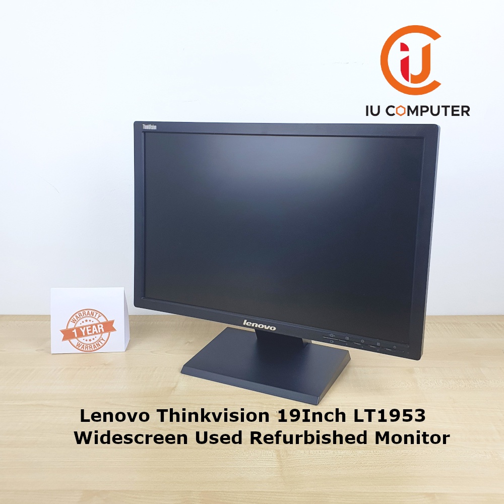 Lenovo Thinkvision Inch Lt Widescreen Led Backlit Lcd Used Refurbished Monitor Shopee