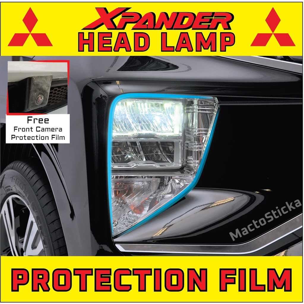 XPANDER Headlamp Protection Film Already Cut Siap Potong Shopee Malaysia