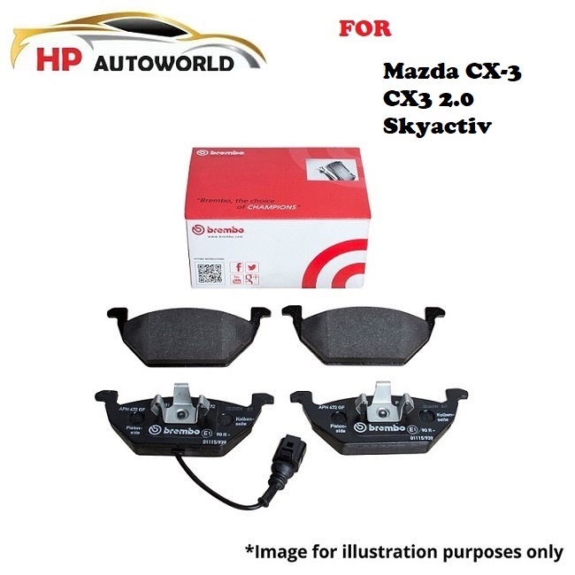 Original Brembo Brake Pad Mazda CX3 CX3 2.0 Skyactiv Shopee Malaysia