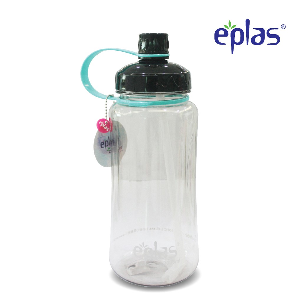 EPLAS Big Water Bottle With Straw & Handle (2000ML), Water Tumbler ...