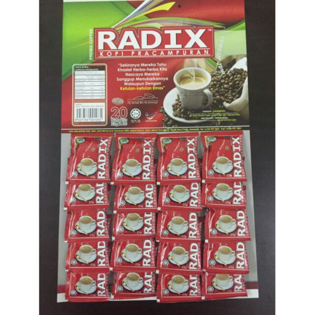 Kopi Radix 100% Original HPA Papan New | Shopee Malaysia