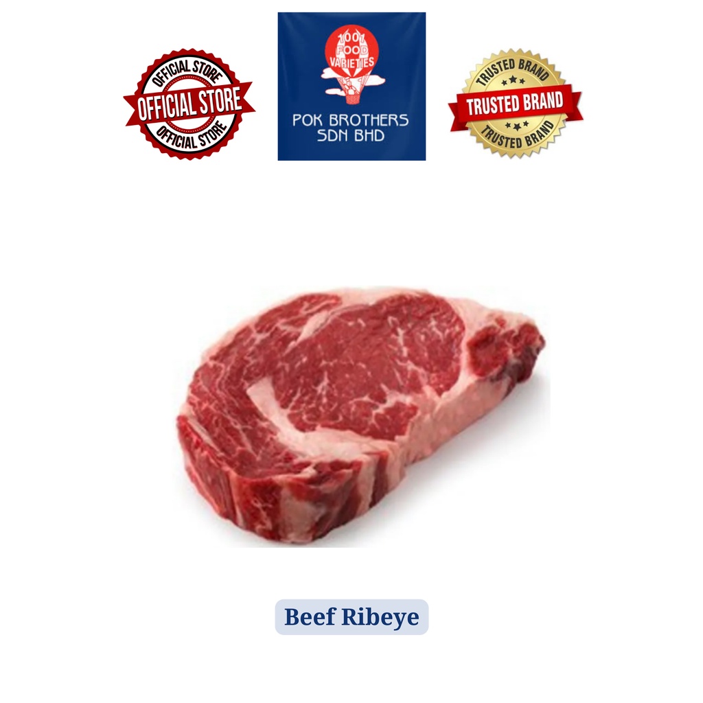 [klang Valley Only] Australia Beef Ribeye Steak Frozen Vacuum Packed 