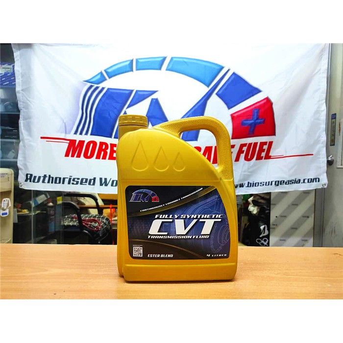 KM+Ester Blend CVT Fully Synthetic Transmission Fluid 4L Superior Anti