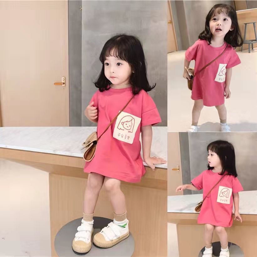 Fashion Baby Girl Ribbed T-Shirt Dress Infant Toddler Child, 44% OFF