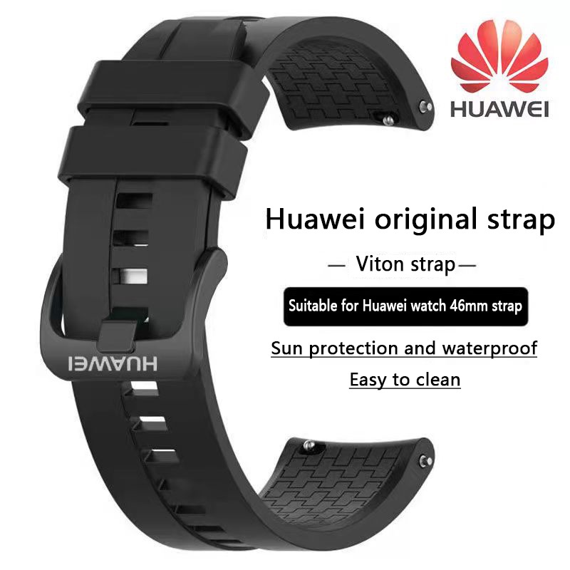 22mm original Huawei strap GT GT1 GT2e 2pro GT2 GT3/46mm fluoro rubber strap suitable for Huawei watch 3 3Pro GT Runner fashion sports strap