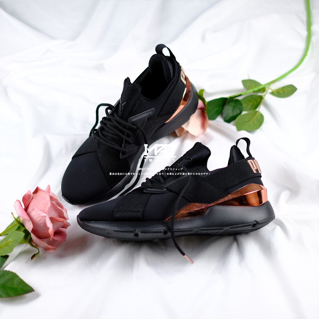 puma muse black and rose gold