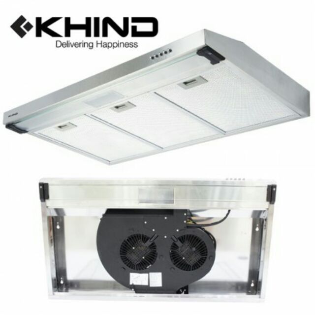 Stainless steel slim cooker hood