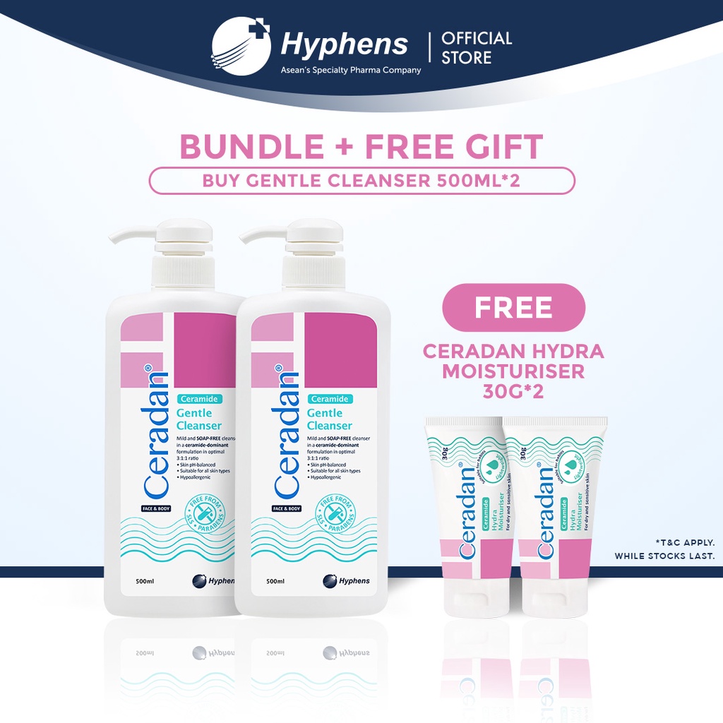 Ceradan Gentle Cleanser 500ml*2 +