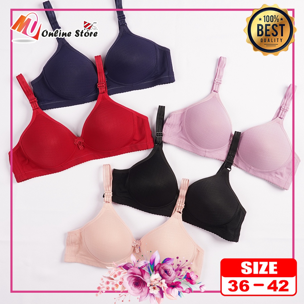 MU BRA WANITA DEWASA NON WIRE CUP B / WOMEN BRA / BAJU DALAM DEWASA ...