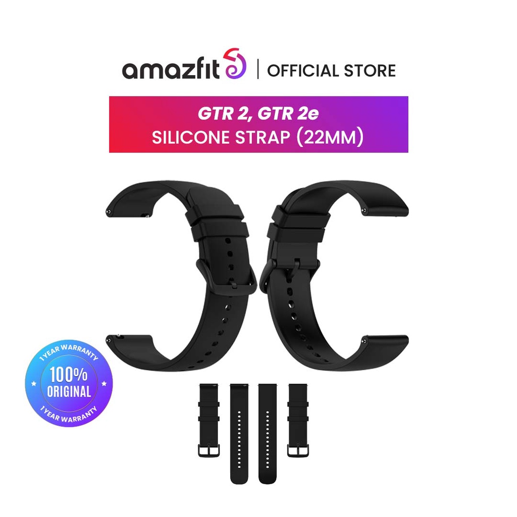 Amazfit GTR 2/GTR 2e Strap (22mm) Soft Silicone | Ready Stock