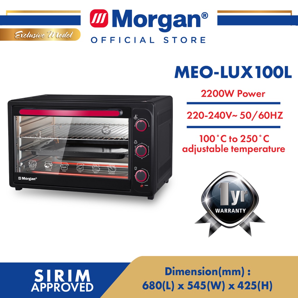 [EXCLUSIVE] Electric Oven 100L Rotisserie Convection MEOLUX100L