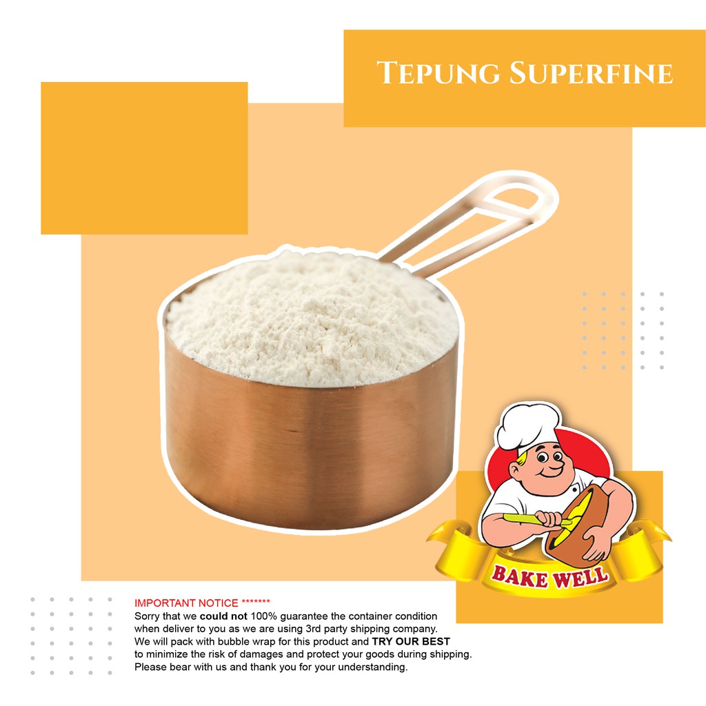 Superfine Flour Cake Flour Baking Tepung Superfine 1kg Shopee Malaysia